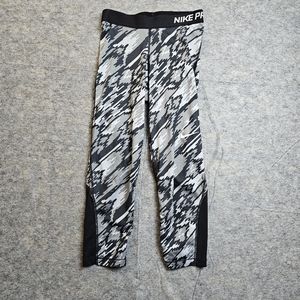 Nike Pro printed leggings cropped